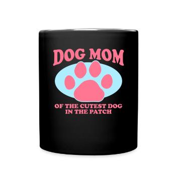 Chiens Maman Maîtresse Chien Propriétaire Cadeau - Mug uni - noir - Devant