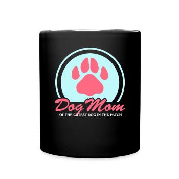 Chiens Maman Propriétaire Chien Maîtresse Cadeau - Mug uni - noir - Devant