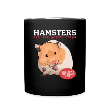 Hamster Dwarf Hamster Golden Hamster Gift - Full Colour Mug - black - Front