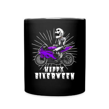 Motorcycle Lifestyle / Motorrad / Motorräder biker - Tasse einfarbig - Schwarz - Vorne