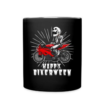Motorcycle Lifestyle / Motorcycle / Motorcycle biker - Full Colour Mug - black - Front