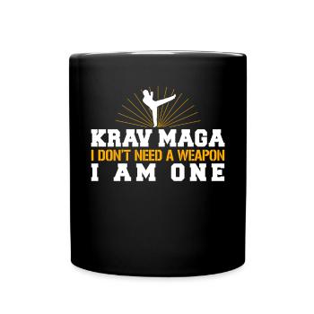 Krav Maga Apparel Israélien Self - Mug uni - noir - Devant