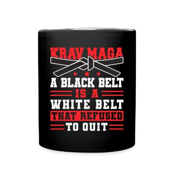 Krav Maga Apparel Israélien Self - Mug uni - noir - Devant