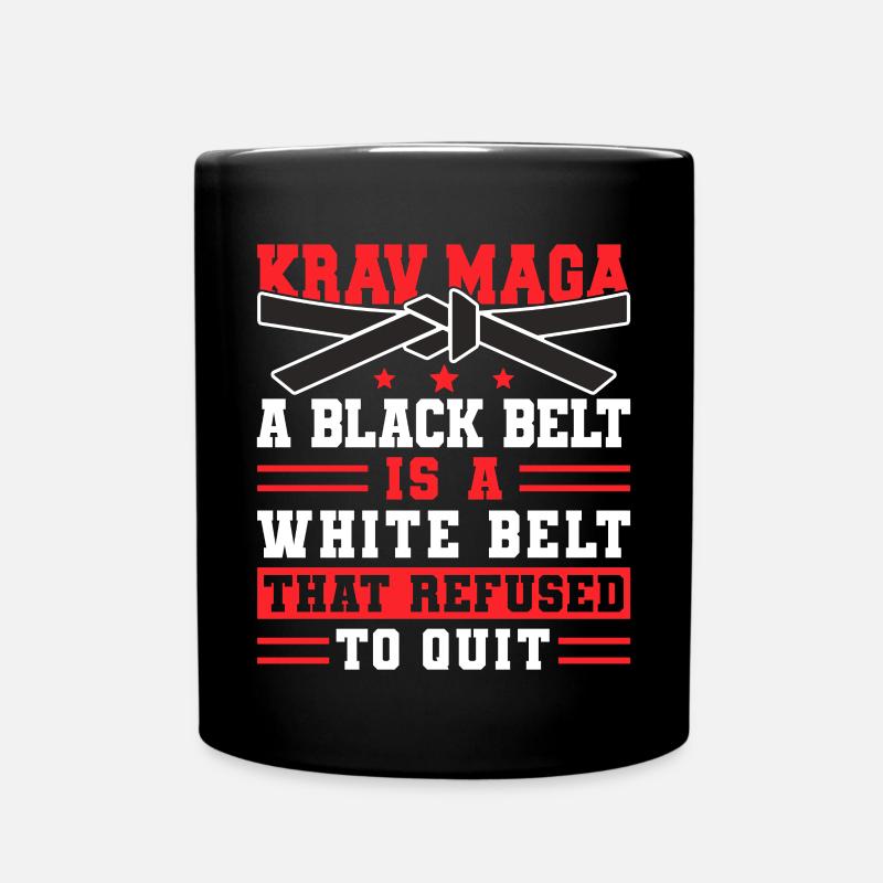 Krav Maga Apparel Israeli Self - Tasse einfarbig - Schwarz