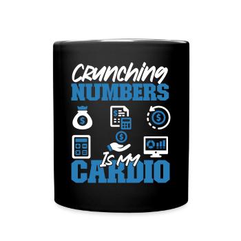Accountant Bookkeeper Accounting - Tasse einfarbig - Schwarz - Vorne