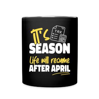 Accountant Bookkeeper Accounting - Full Colour Mug - black - Front