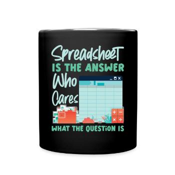Comptable Comptable Comptable - Mug uni - noir - Devant