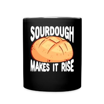Drôle de boulanger - Mug uni - noir - Devant