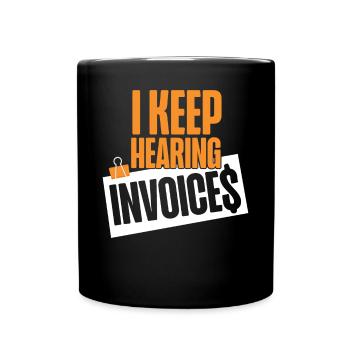 Accountant Bookkeeper Accounting I - Full Colour Mug - black - Front