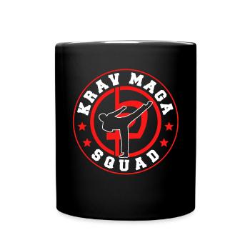 Krav Maga Apparel Israeli Self - Tasse einfarbig - Schwarz - Vorne