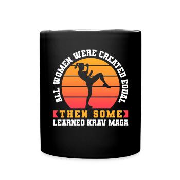 Krav Maga Apparel Israélien Self - Mug uni - noir - Devant