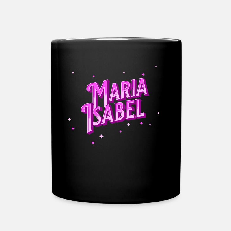 Maria Isabel nom personnalisé - Mug uni - noir