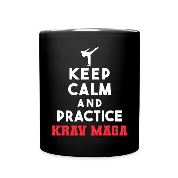 Krav Maga Apparel Israélien Self - Mug uni - noir - Devant