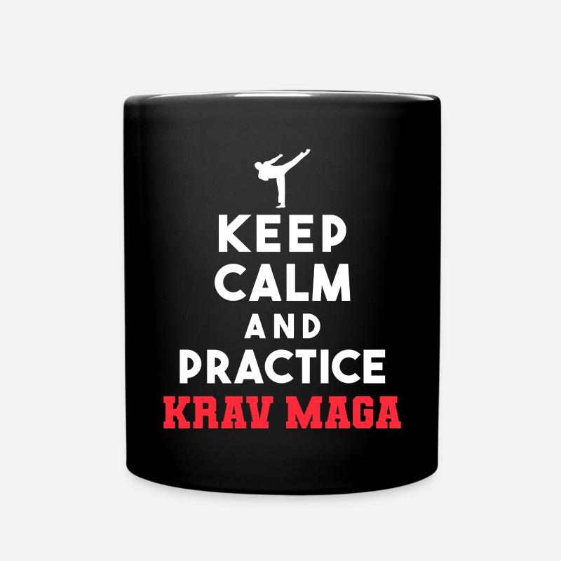 Krav Maga Apparel Israélien Self - Mug uni - noir