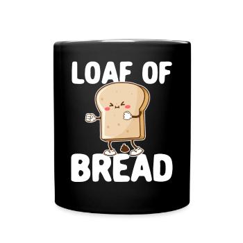 Funny bread baker - Full Colour Mug - black - Front