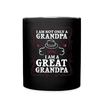 great-grandfather grandpa great-grandparents grandfather - Full Colour Mug - black - Front