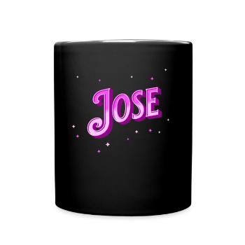 Le nom de Jose personnalisé - Mug uni - noir - Devant