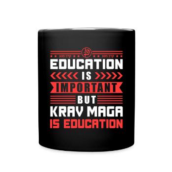 Krav Maga Apparel Israélien Self - Mug uni - noir - Devant