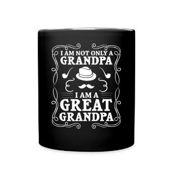 great-grandfather grandpa great-grandparents grandfather - Full Colour Mug - black - Front