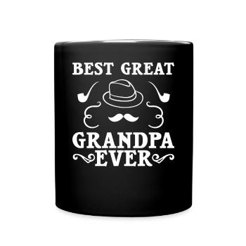 great-grandfather grandpa great-grandparents grandfather - Full Colour Mug - black - Front