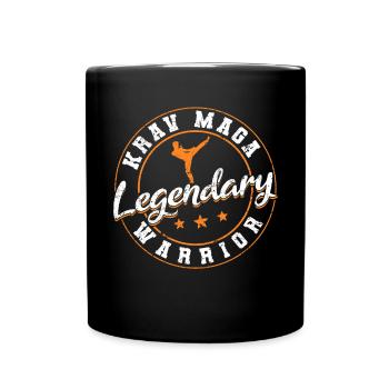 Krav Maga Apparel Israeli Self - Full Colour Mug - black - Front
