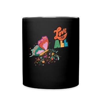 Butterfly Motivation Cute Butterflies - Tasse einfarbig - Schwarz - Vorne