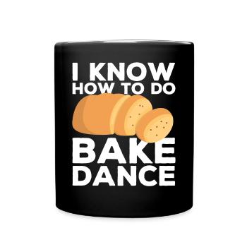 Funny bread baker - Full Colour Mug - black - Front