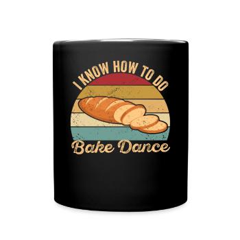 Funny bread baker - Full Colour Mug - black - Front