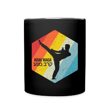 Krav Maga Apparel Israeli Self - Full Colour Mug - black - Front