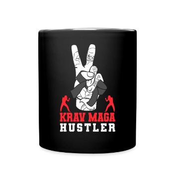 Krav Maga Apparel Israeli Self - Tasse einfarbig - Schwarz - Vorne