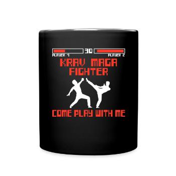 Krav Maga Apparel Israélien Self - Mug uni - noir - Devant