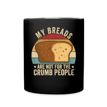 Funny bread baker - Full Colour Mug - black - Front