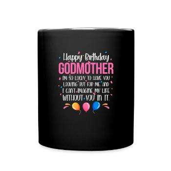 Godmother - Full Colour Mug - black - Front