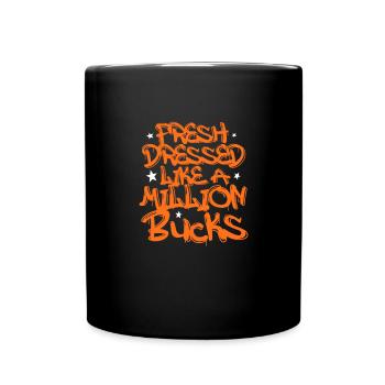 Hip Hop Rap Musik Rapper Hiphop Geschenk - Tasse einfarbig - Schwarz - Vorne