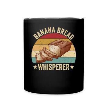 Funny bread baker - Full Colour Mug - black - Front