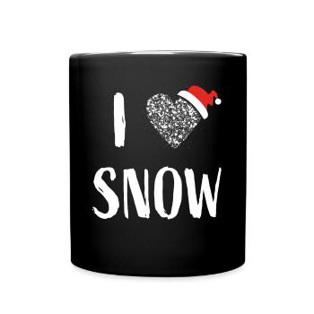 Snow Winter Winter Time Winter Sports Apres Ski - Full Colour Mug - black - Front