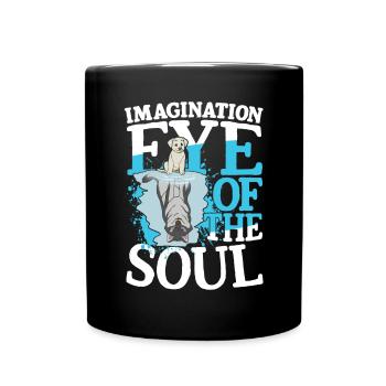 Imagination Eye Of The Soul für jeden Träumer - Tasse einfarbig - Schwarz - Vorne