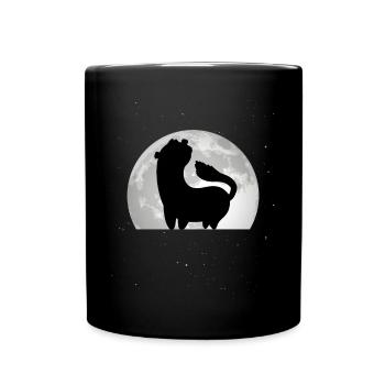 Ferret Moon Ferret Weasel - Mug uni - noir - Devant