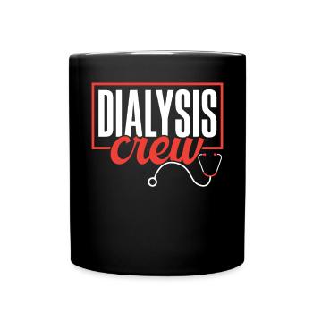 Équipe de dialyse Infirmière en dialyse Maladie rénale - Mug uni - noir - Devant