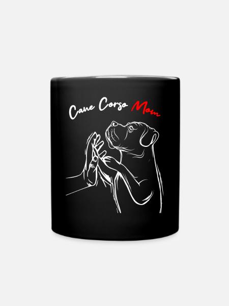 Cane Corso Chiens Mama Maîtresse - Mug uni - noir