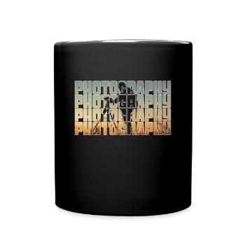Fotografie - Tasse einfarbig - Schwarz - Vorne