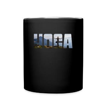 Yoga - Mug uni - noir - Devant