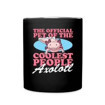 Axolotl Axolotl’s Tailed Amphibians Gift - Mug uni - noir - Devant