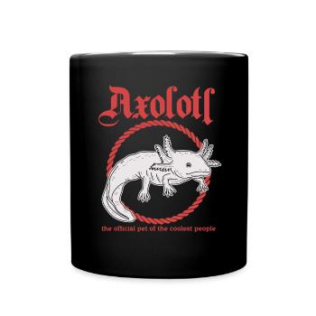 Axolotl amphibiens à queue Axolotls amphibiens cadeau - Mug uni - noir - Devant