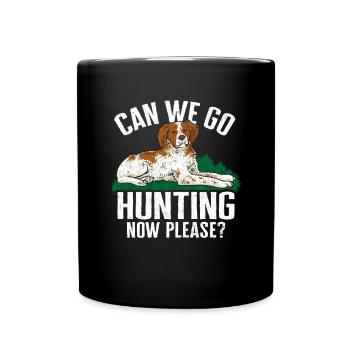 French Brittany Spaniel Epagneul Breton Gift - Full Colour Mug - black - Front