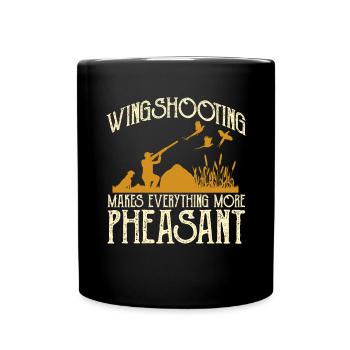 Pheasant hunting Pheasant Bird hunting Bird hunters - Full Colour Mug - black - Front