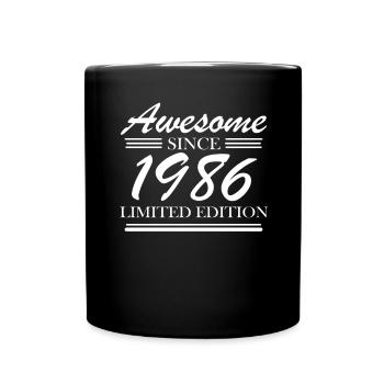 1986 - Full Colour Mug - black - Front