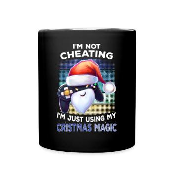 Game Controller Gamer Zocker Weihnachten Geschenk - Tasse einfarbig - Schwarz - Vorne