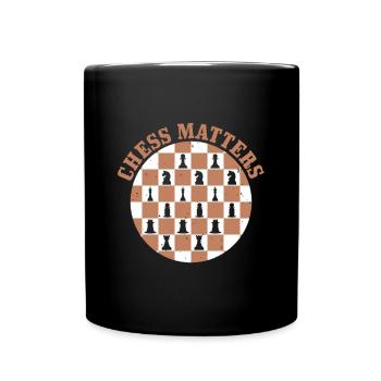 CHESS MATTERS - Tasse einfarbig - Schwarz - Vorne
