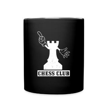 CHESS CLUB - Tasse einfarbig - Schwarz - Vorne
